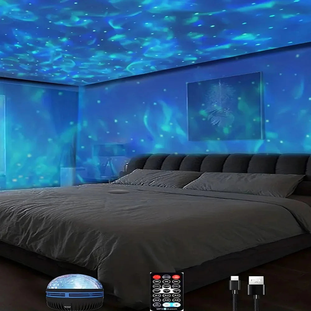 Galaxy & Ocean Nightlight Projector