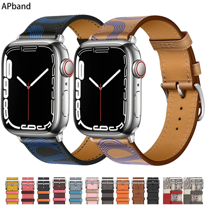 Leather Strap Apple Watch Band