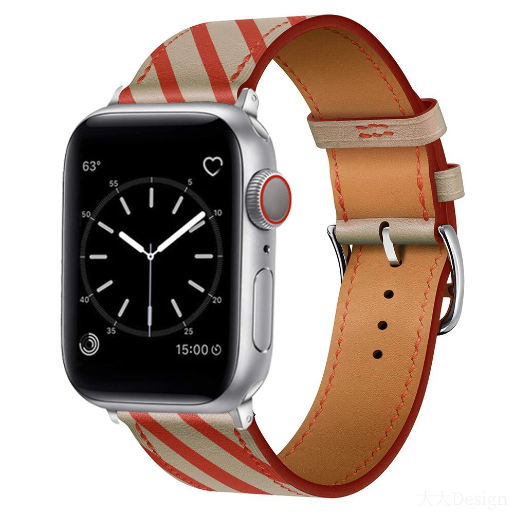 Leather Strap Apple Watch Band