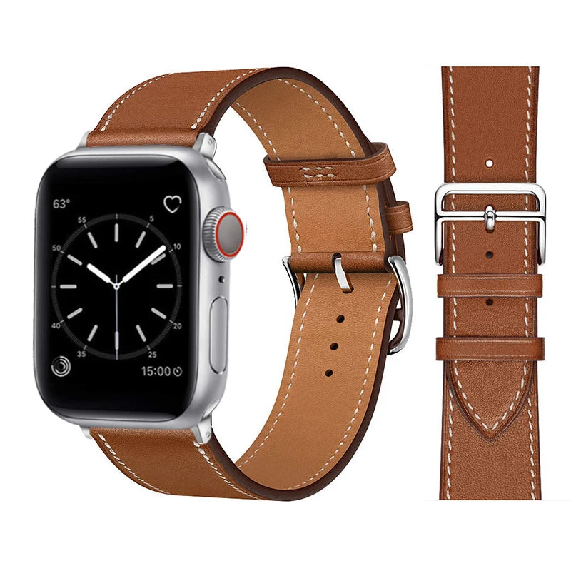 Leather Strap Apple Watch Band