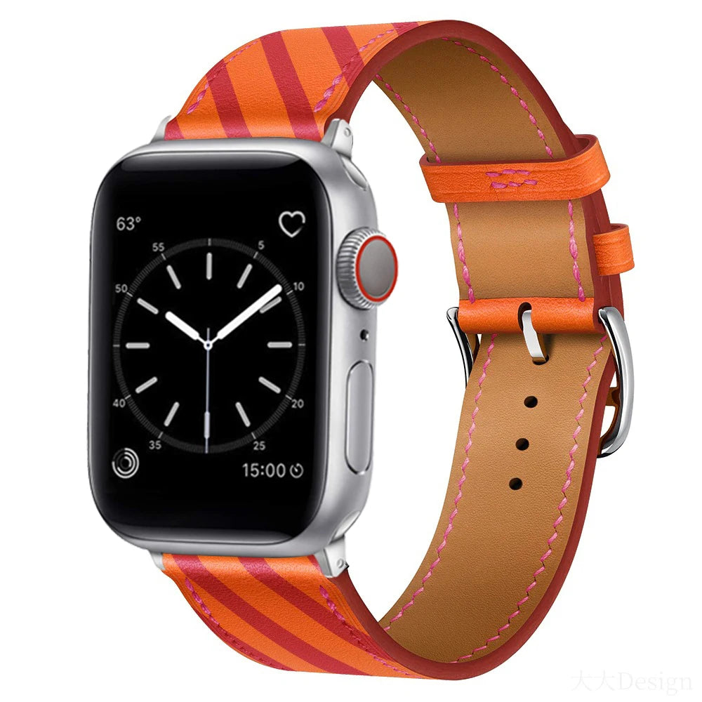 Leather Strap Apple Watch Band
