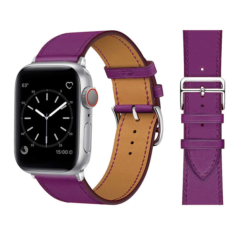 Leather Strap Apple Watch Band