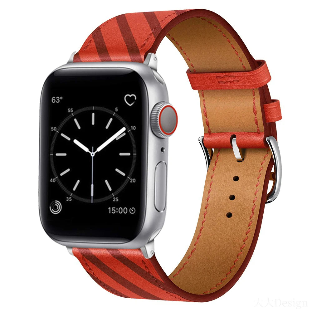 Leather Strap Apple Watch Band