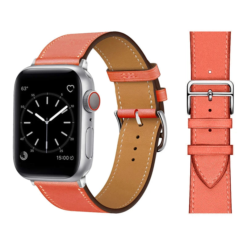 Leather Strap Apple Watch Band