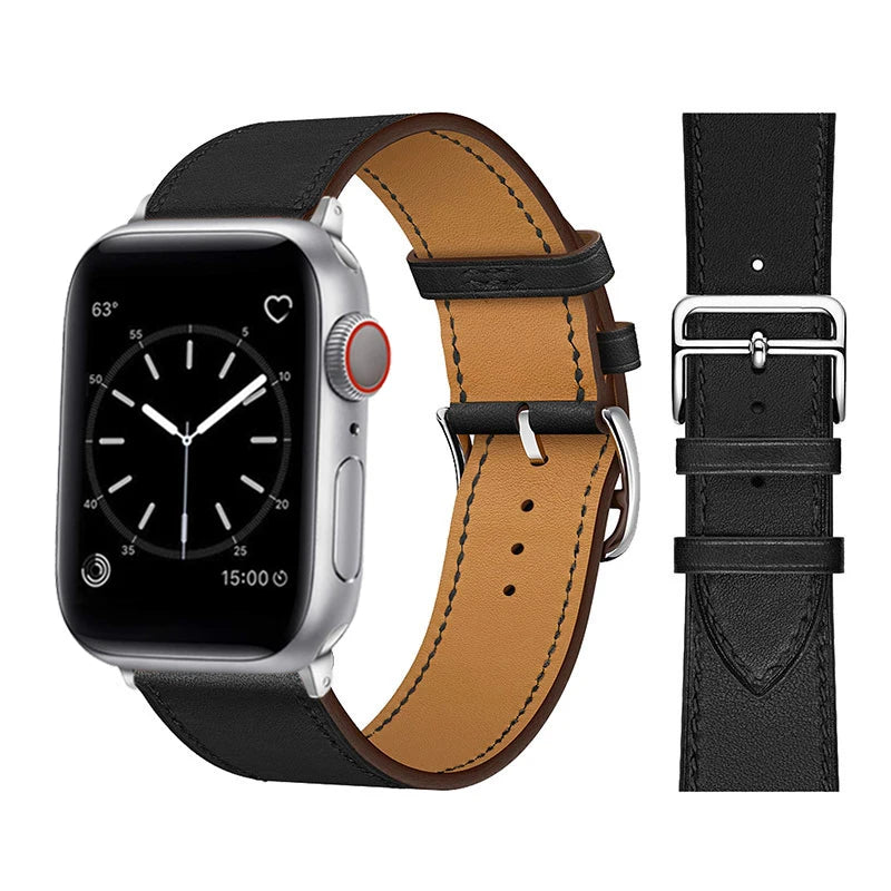 Leather Strap Apple Watch Band