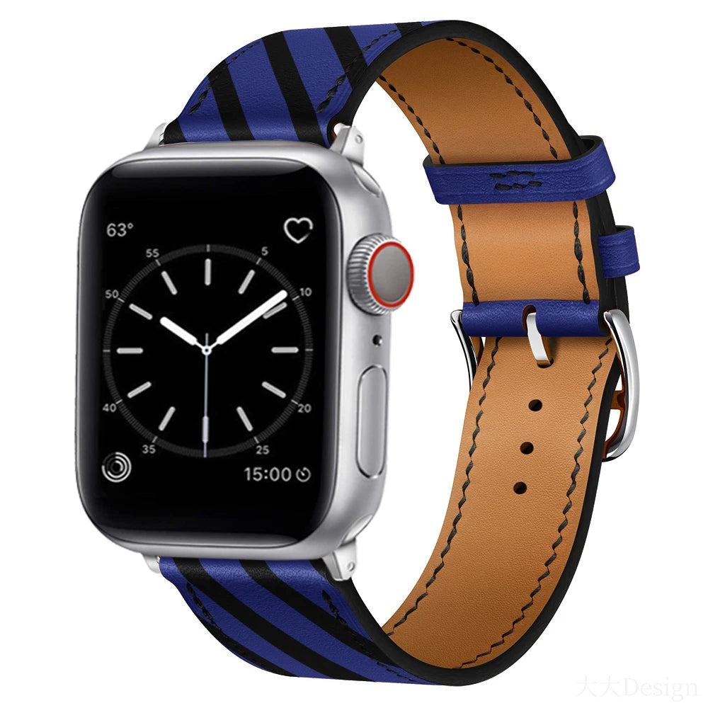 Leather Strap Apple Watch Band