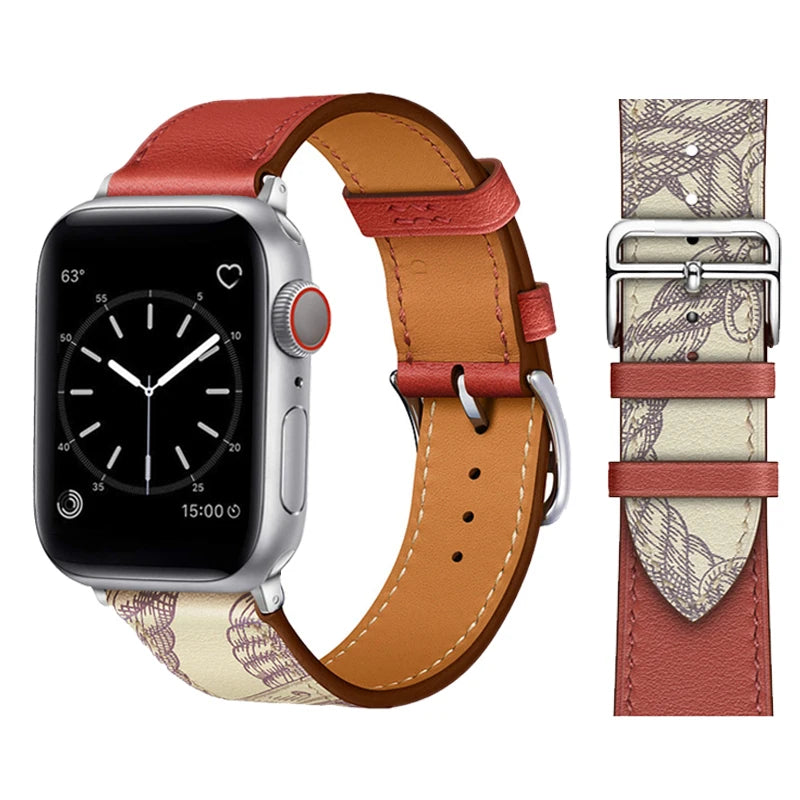 Leather Strap Apple Watch Band