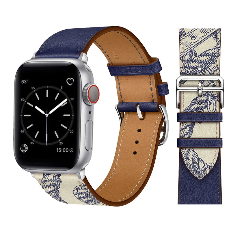Leather Strap Apple Watch Band