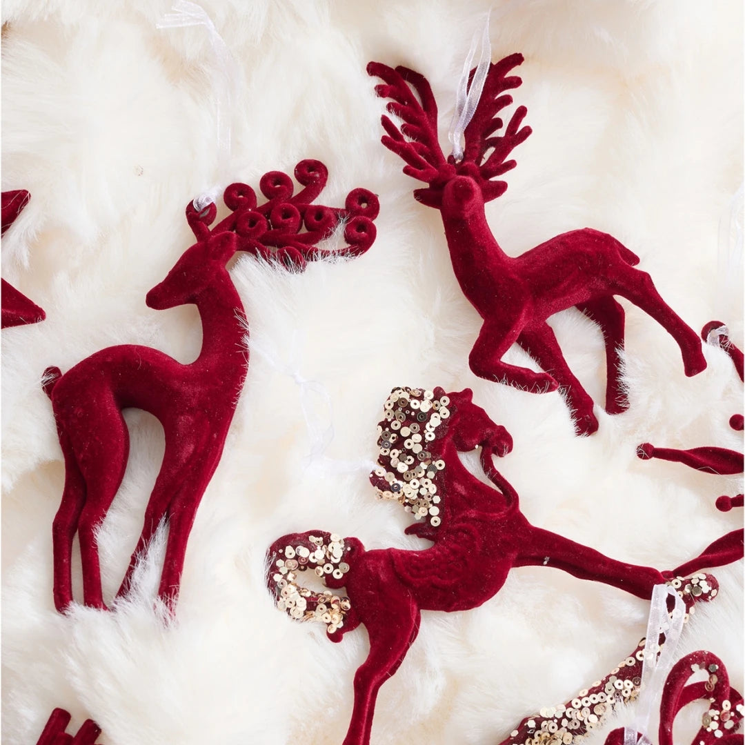 Red Nostalgic Ornaments