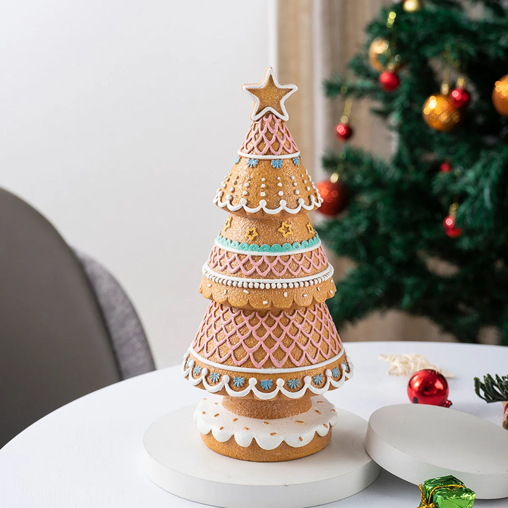 Desktop Gingerbread Christmas Tree