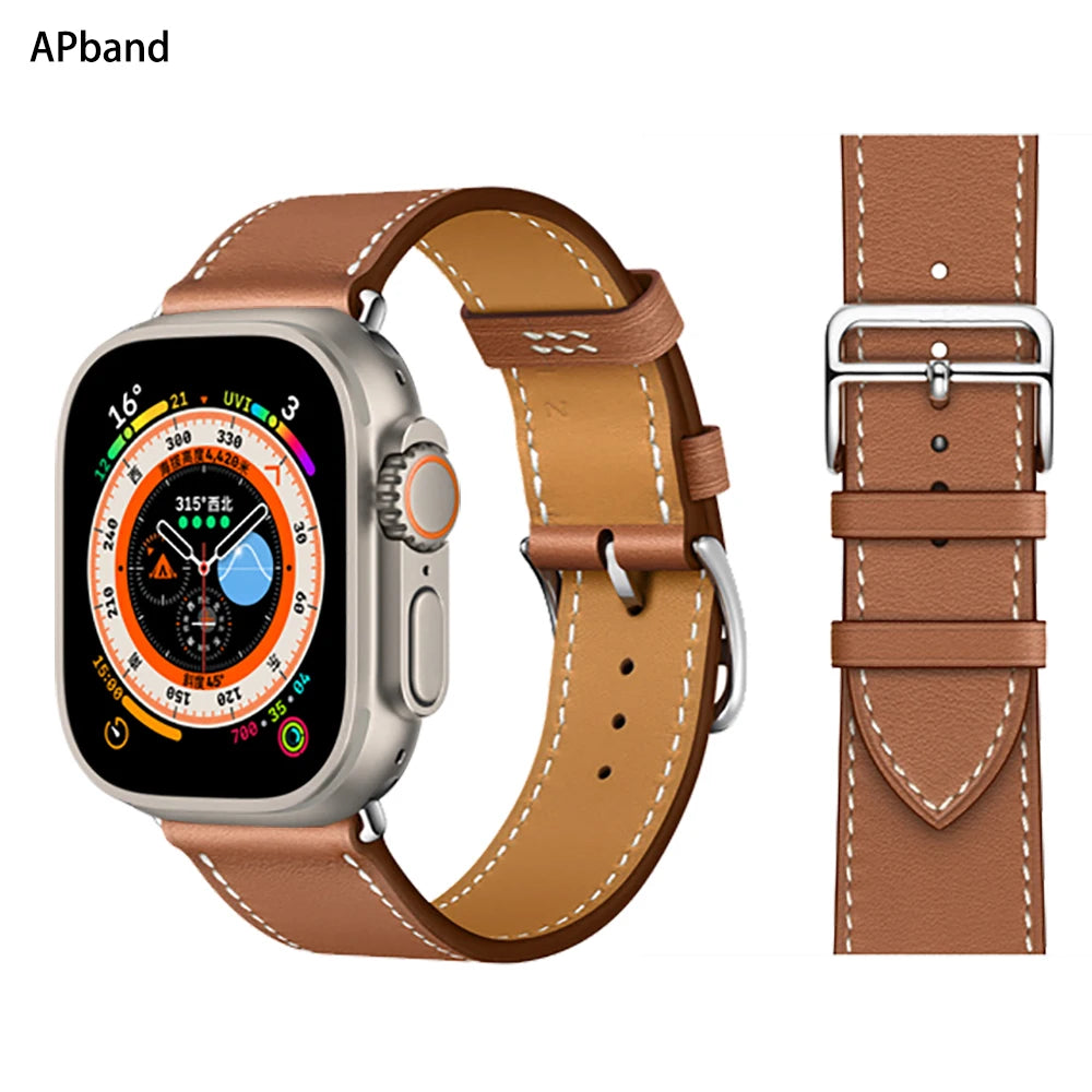 Leather Strap Apple Watch Band