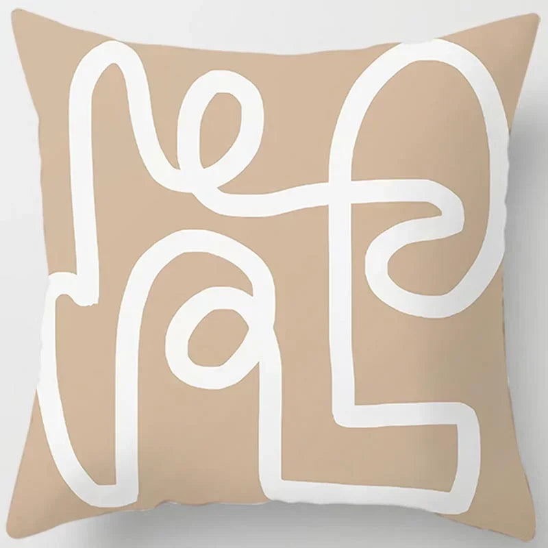 Geometric Print Pillowcase