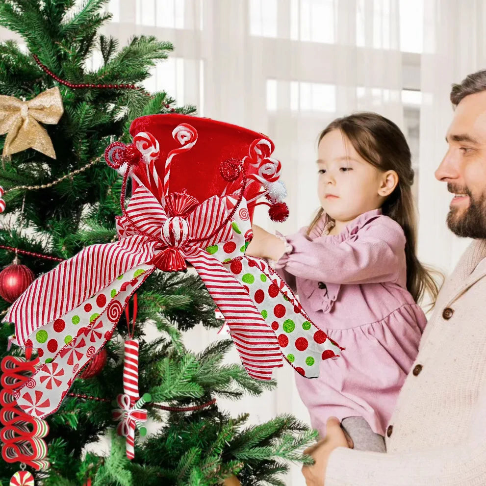 Christmas Top hat Tree Topper