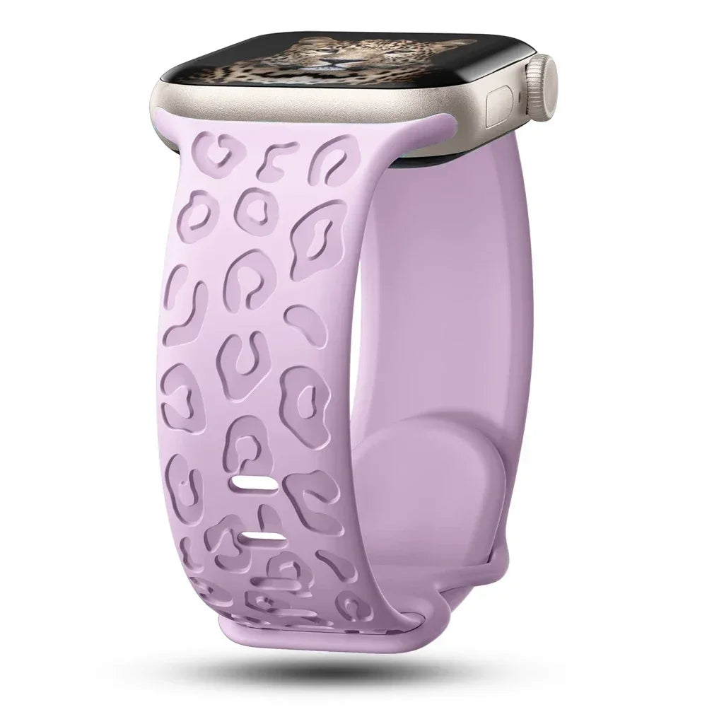 Leopard Print Strap For Apple Watch Band