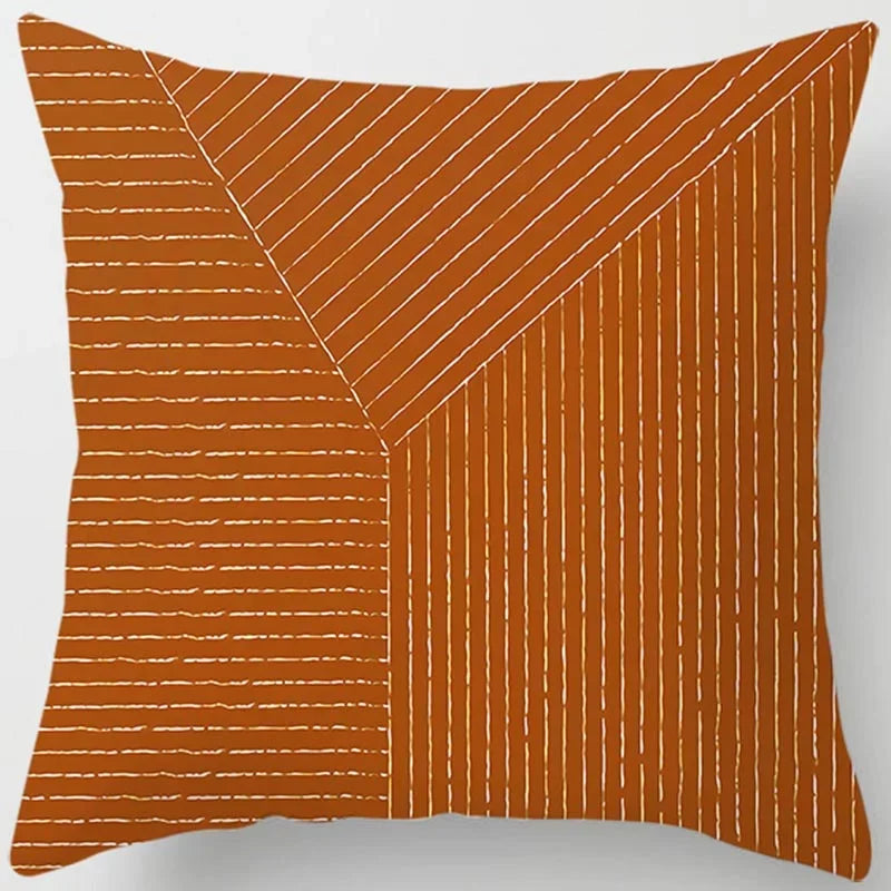 Geometric Print Pillowcase