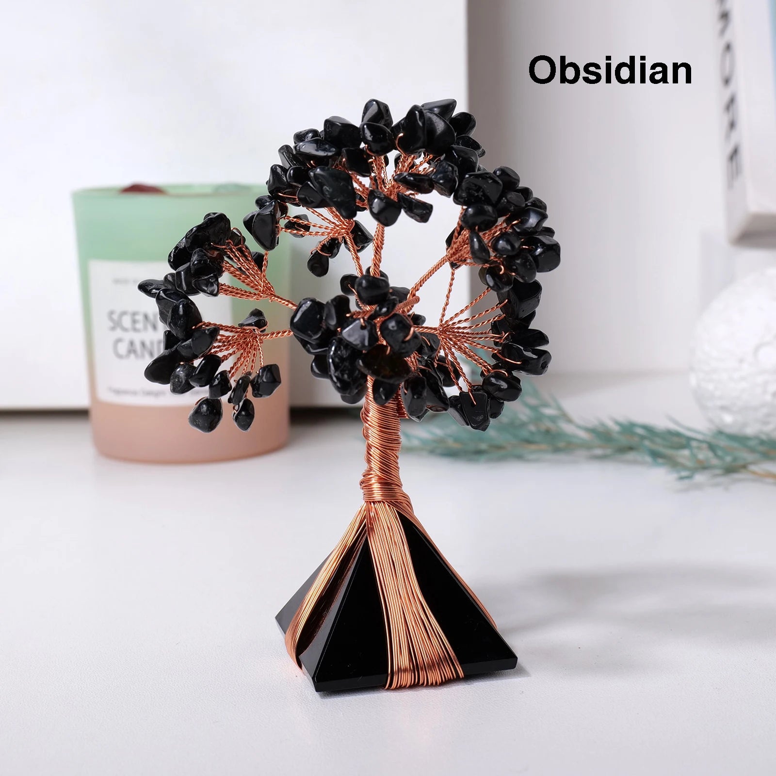 Natural Rose Quartz Money Tree