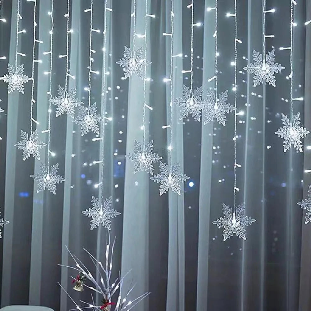 Snowflake Curtain Led Lights