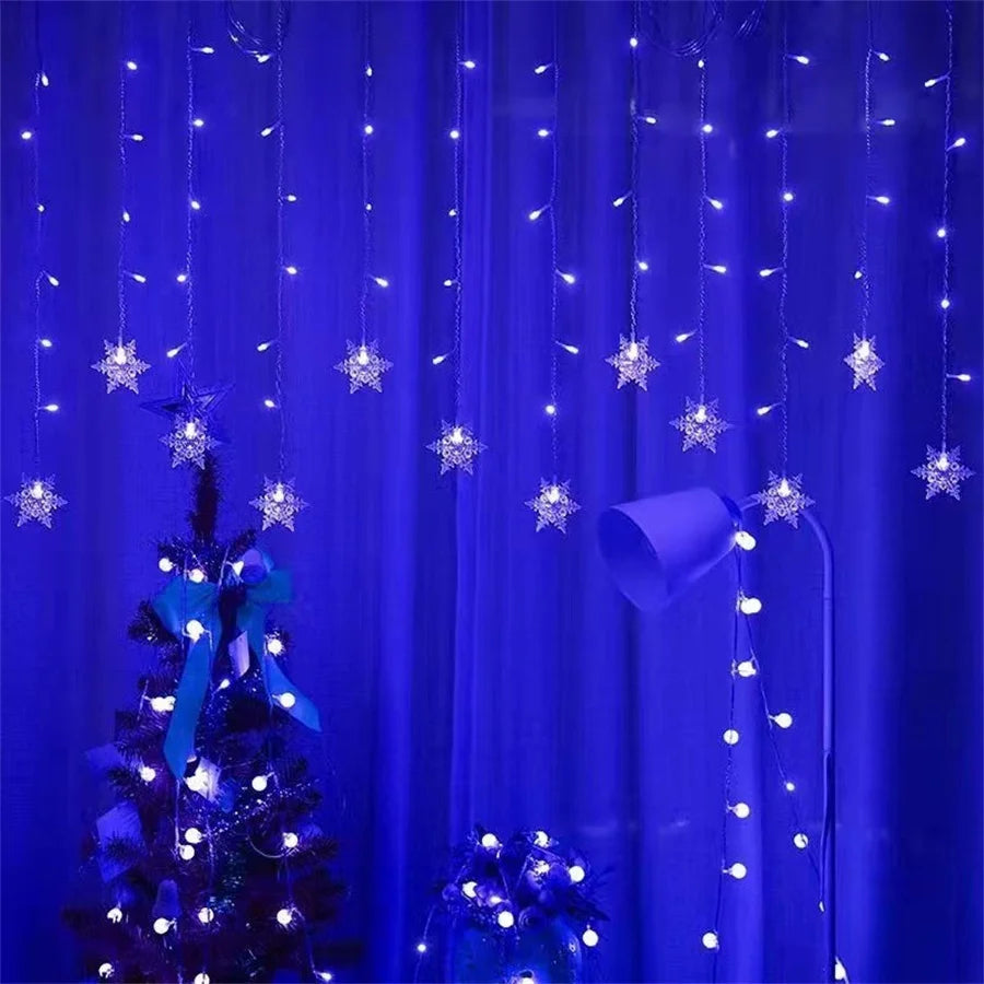 Snowflake Curtain Led Lights