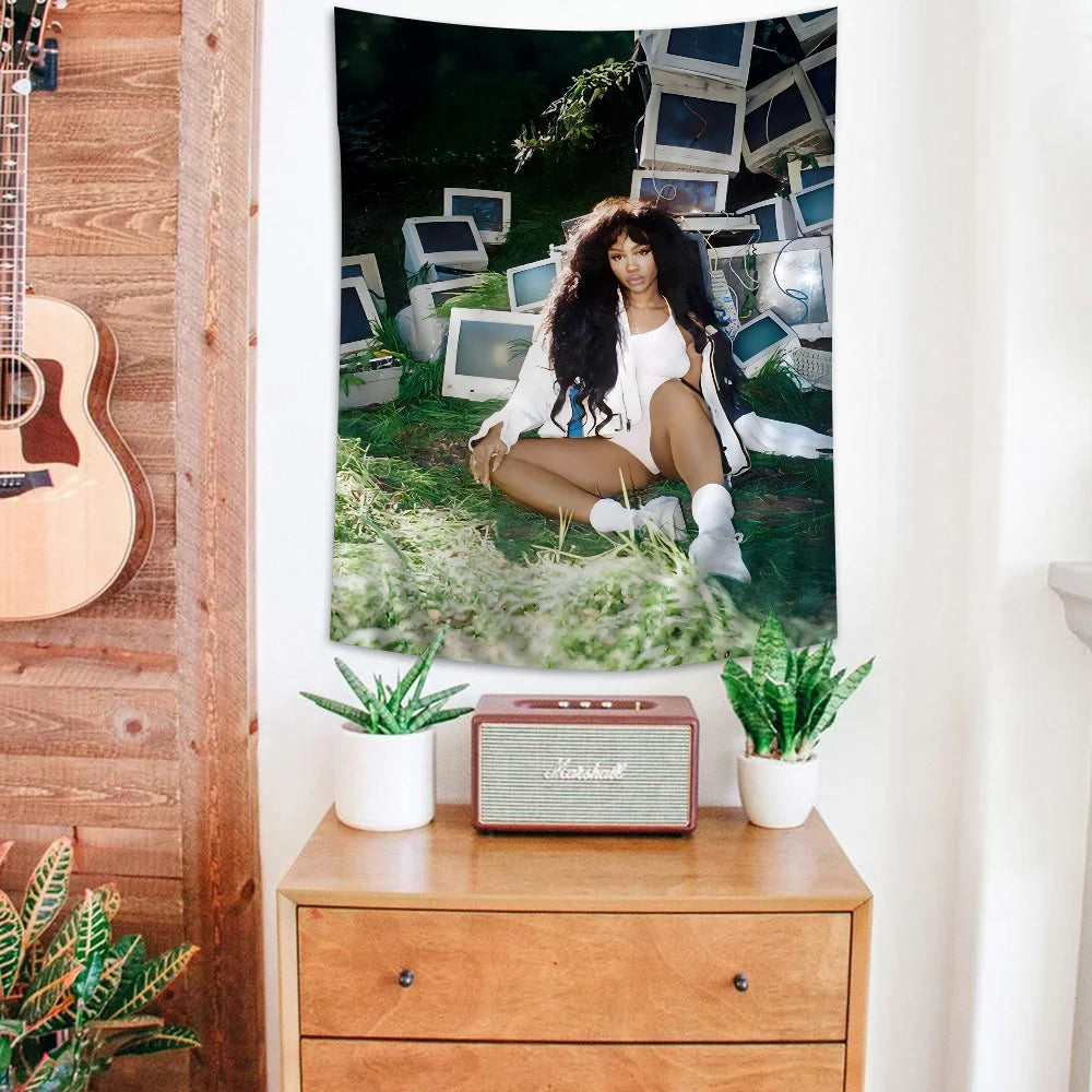 Sza Hanging Bohemian Tapestry