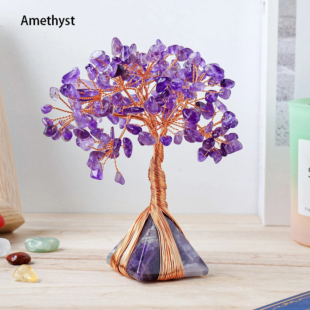 Natural Rose Quartz Money Tree