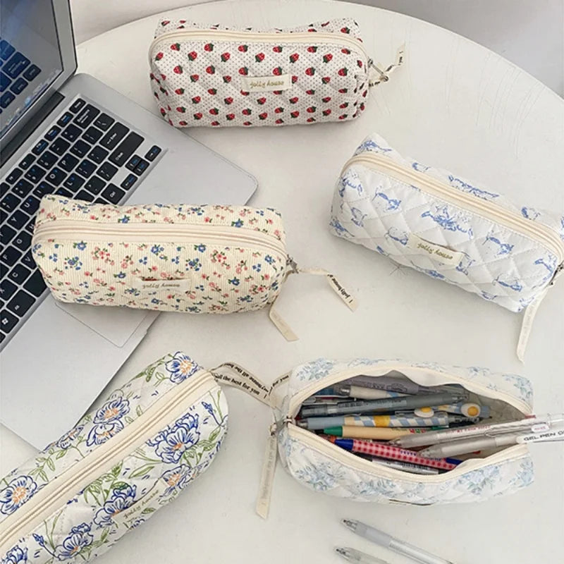 Soft Cotton Pencil Pouch