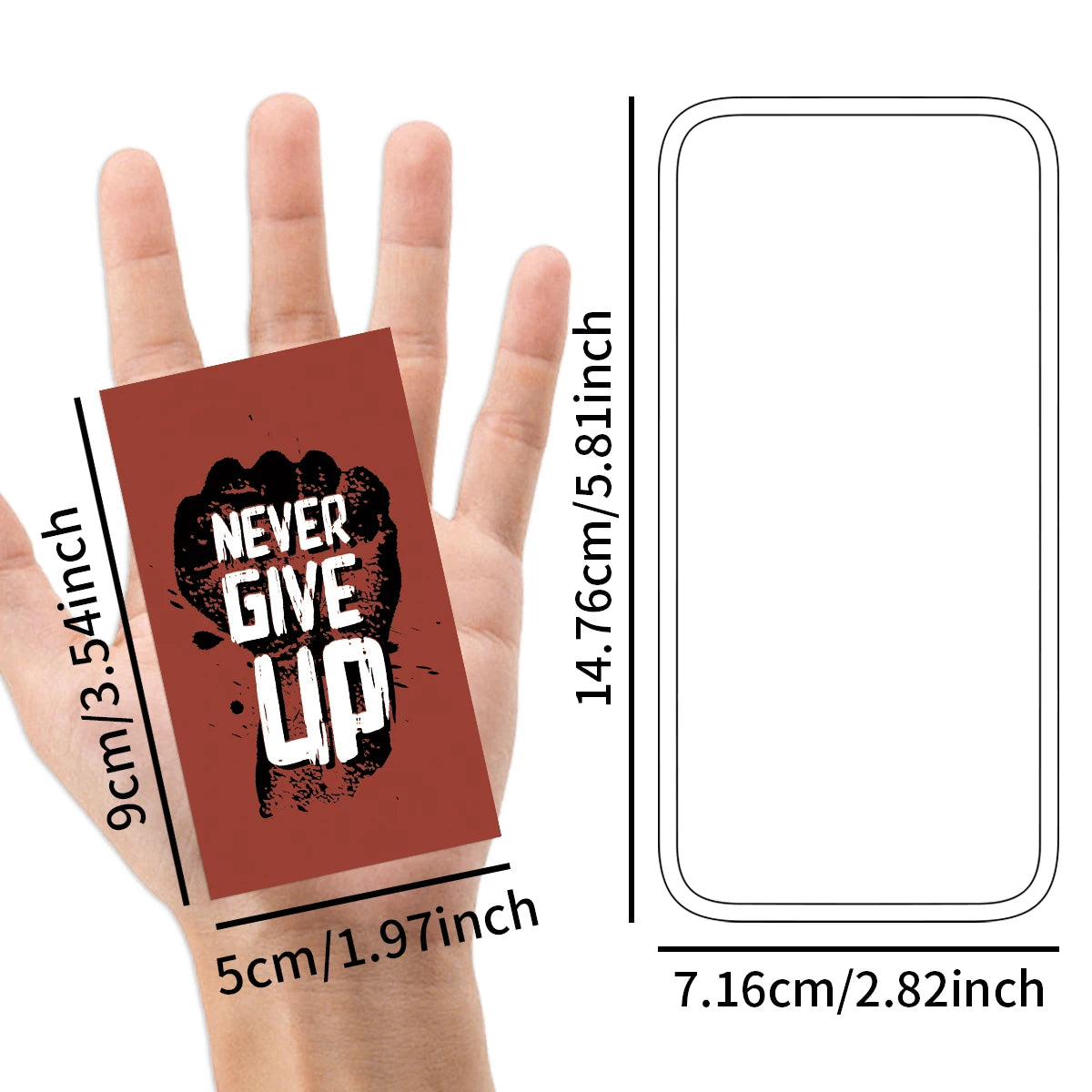 60pcs Uplifting Motivational Quote Cards