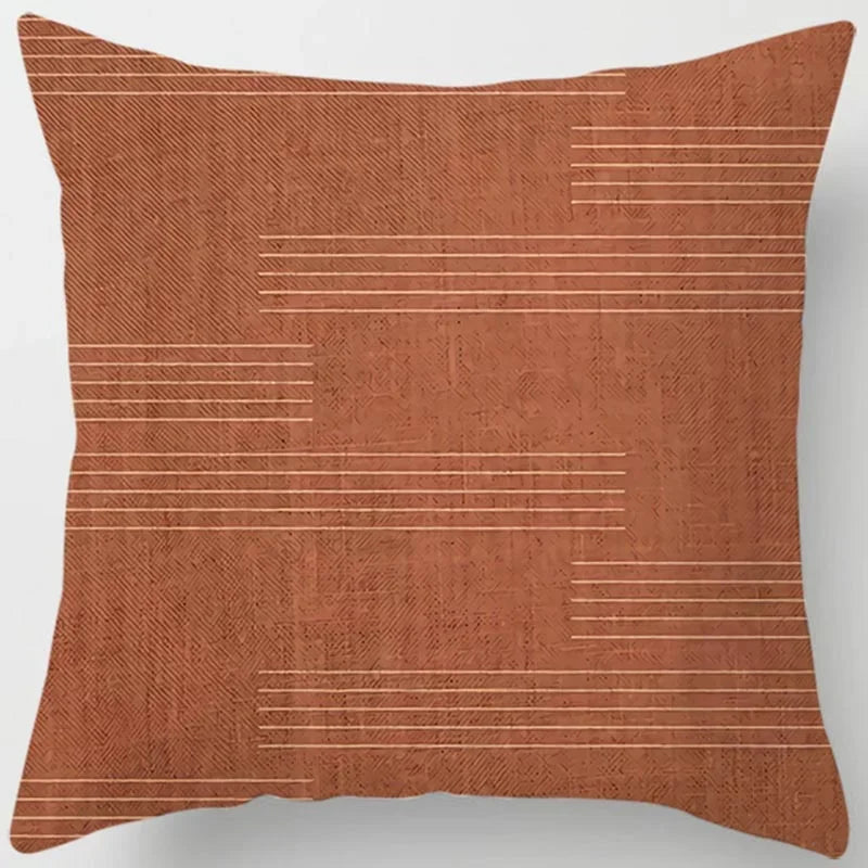 Geometric Print Pillowcase