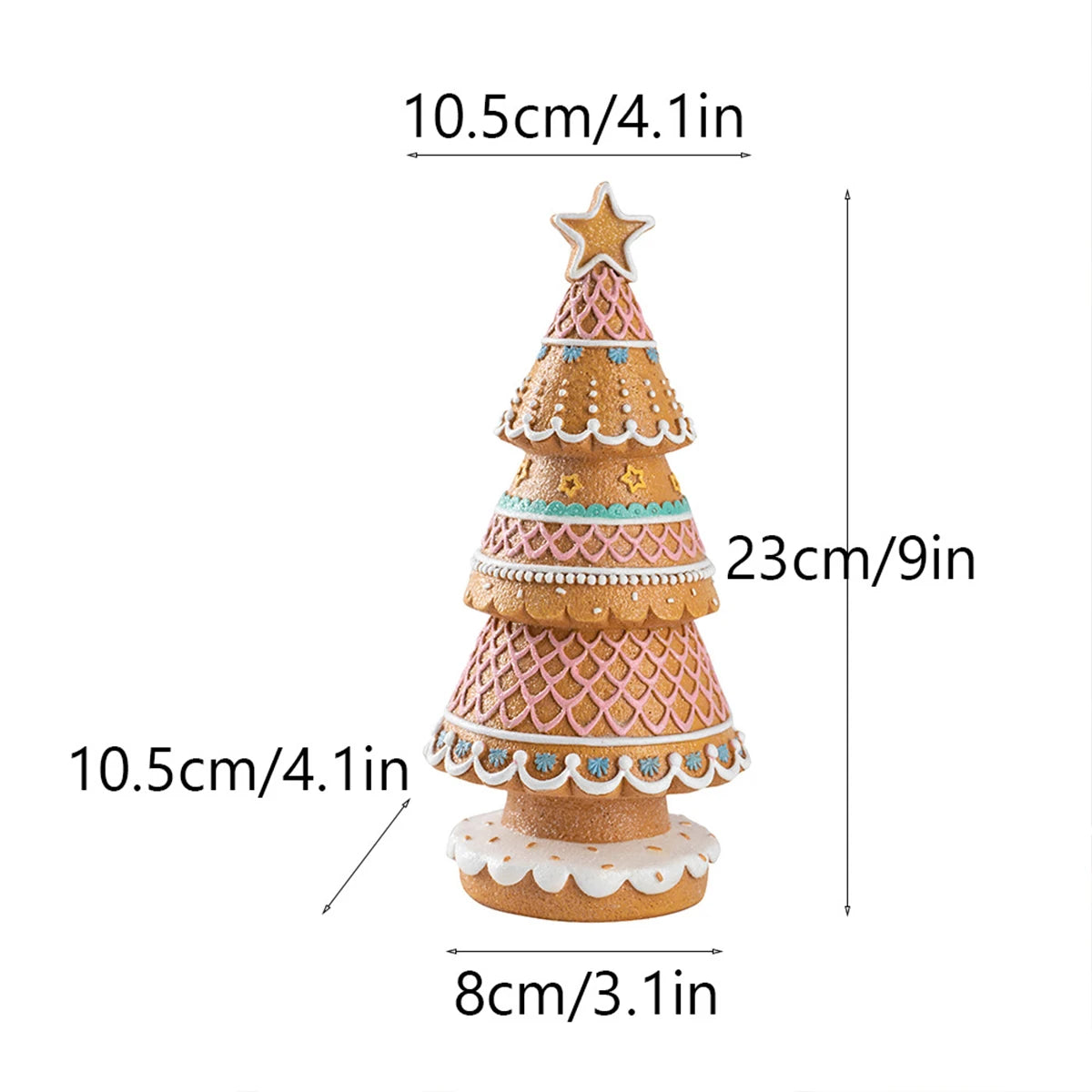 Desktop Gingerbread Christmas Tree