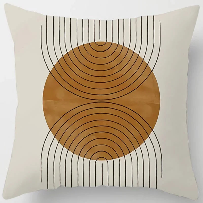 Geometric Print Pillowcase