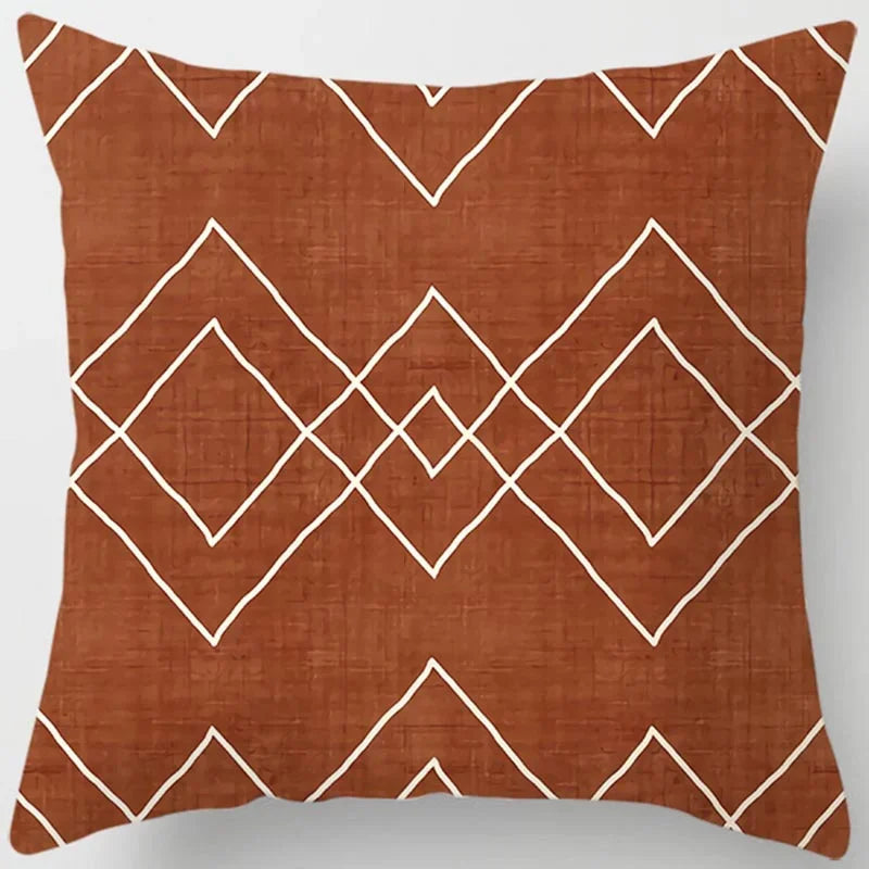 Geometric Print Pillowcase