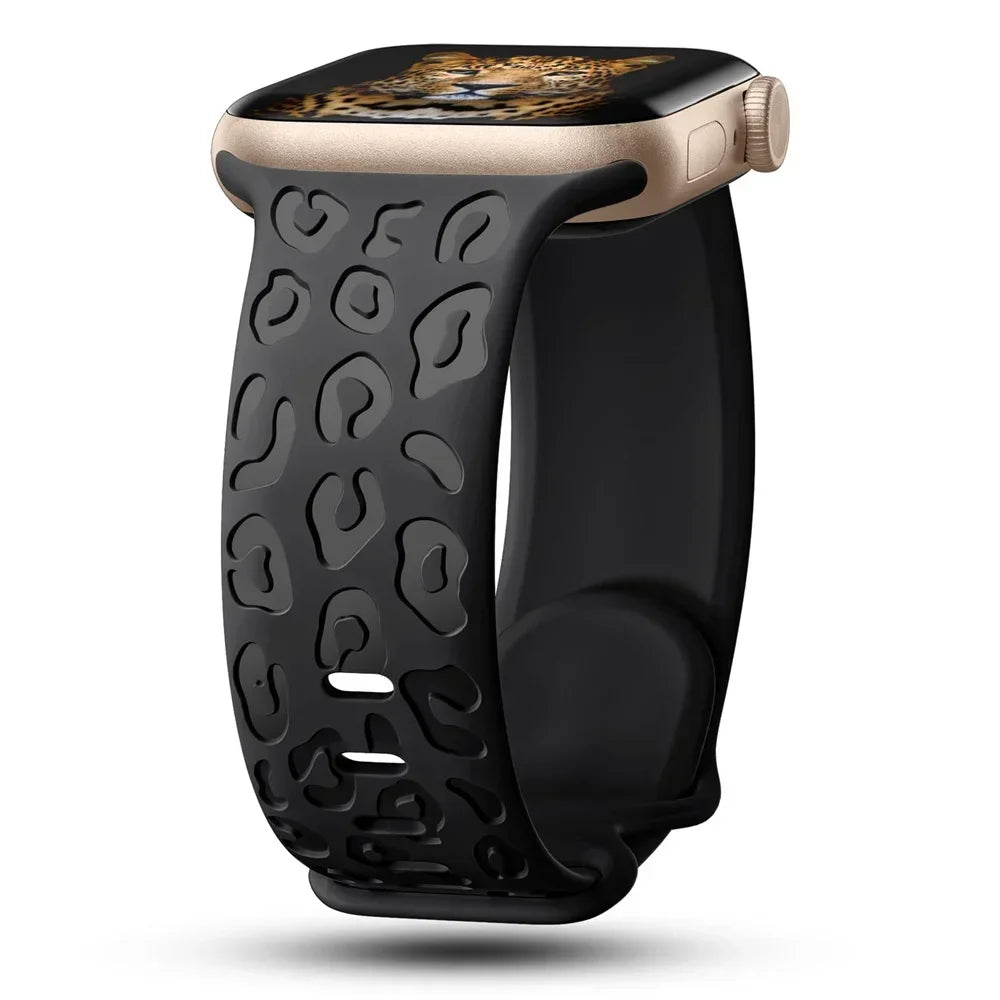 Leopard Print Strap For Apple Watch Band