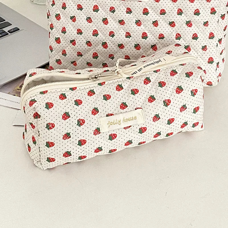Soft Cotton Pencil Pouch