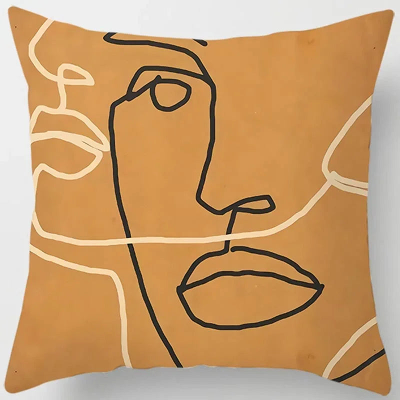 Geometric Print Pillowcase