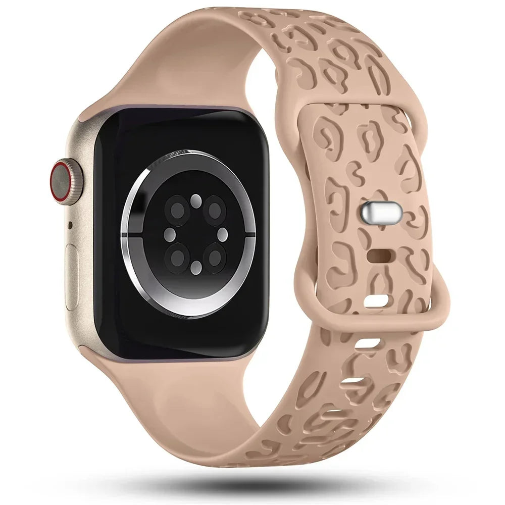 Leopard Print Strap For Apple Watch Band