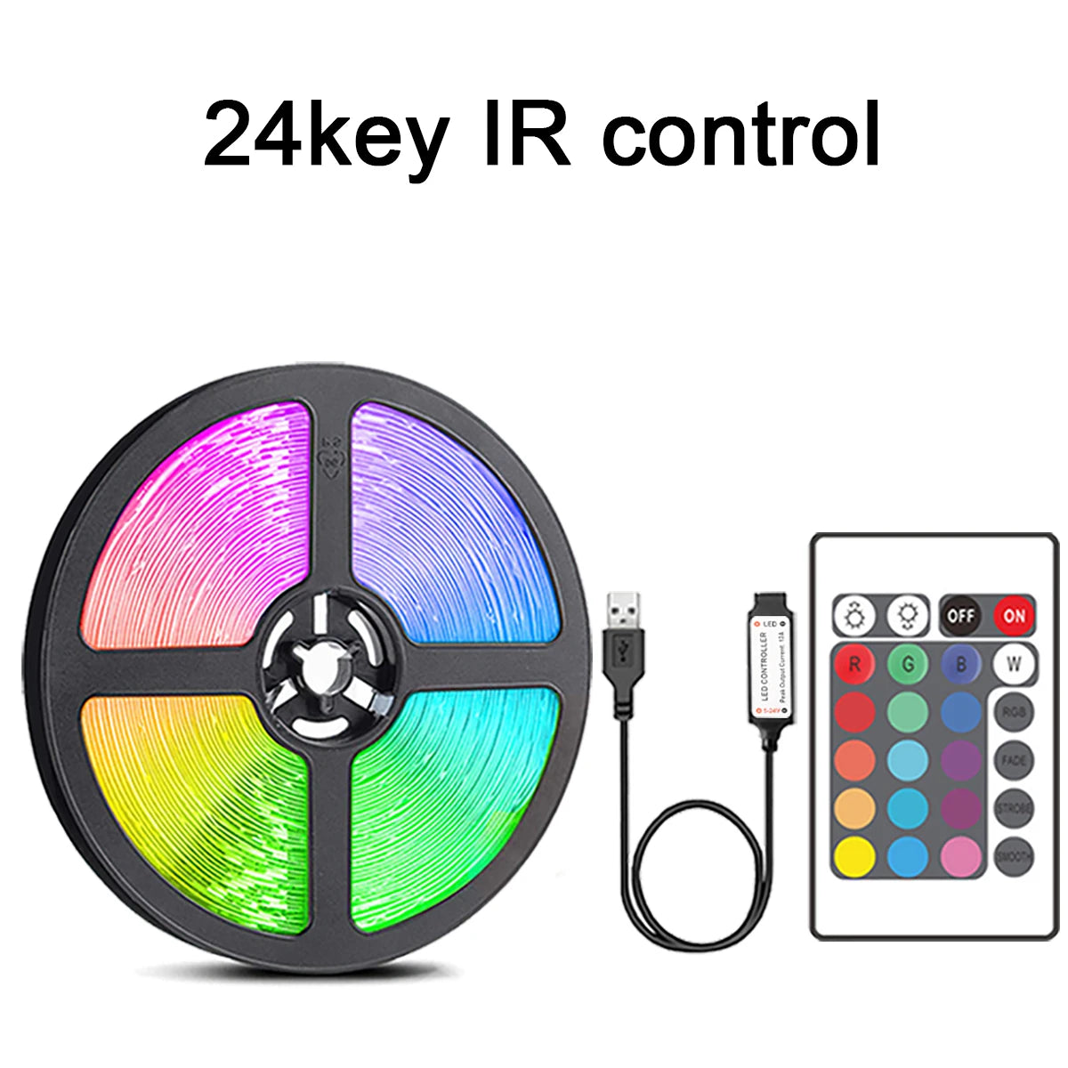 Led Strip Lights with 44 Key Remote Controll