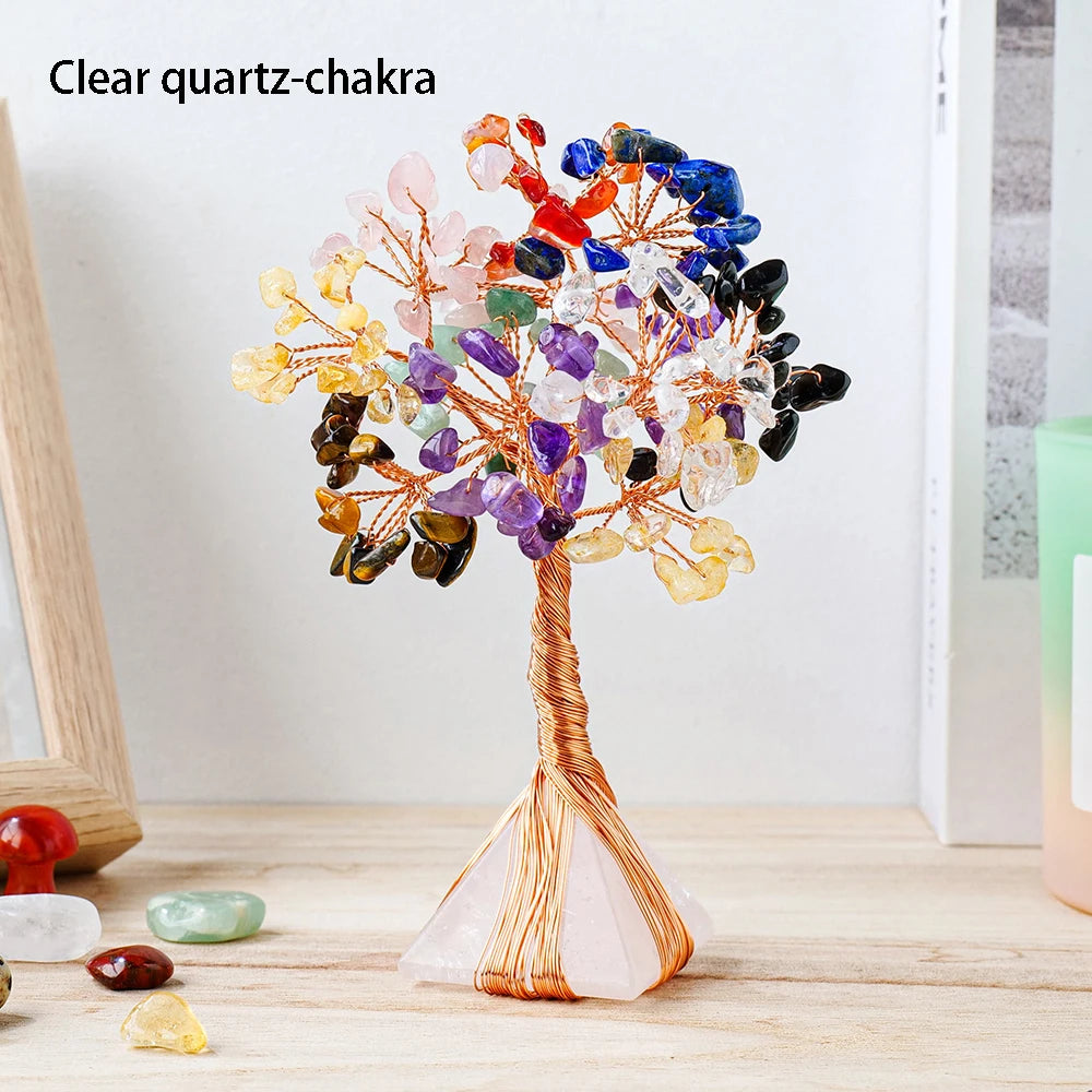 Natural Rose Quartz Money Tree