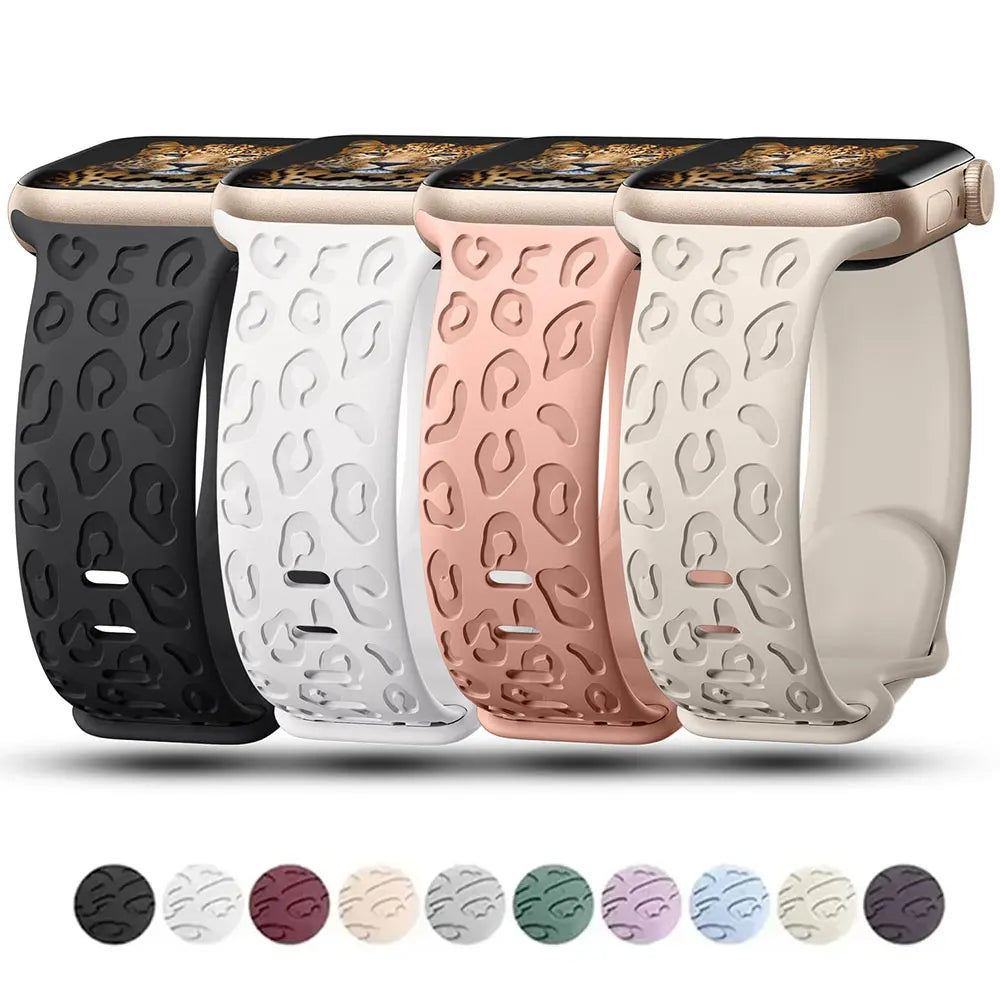 Leopard Print Strap For Apple Watch Band