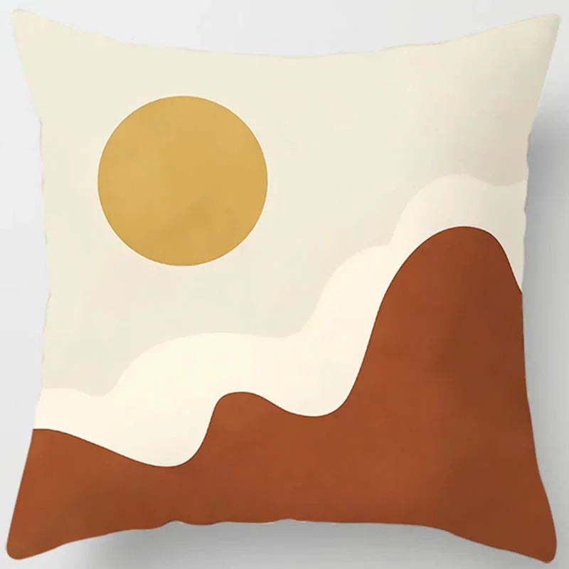 Geometric Print Pillowcase