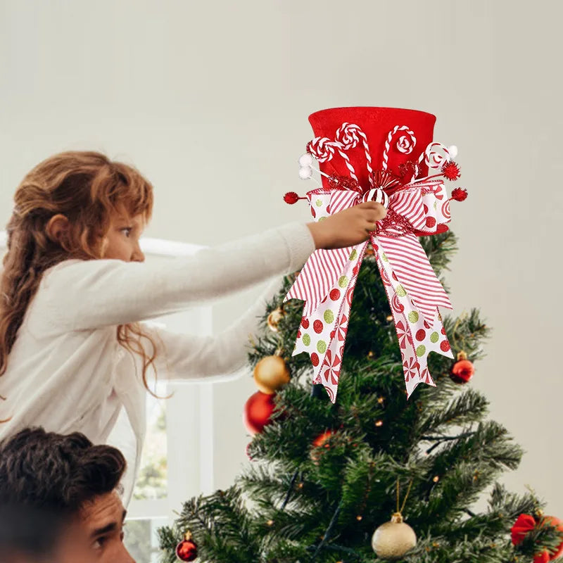 Christmas Top hat Tree Topper