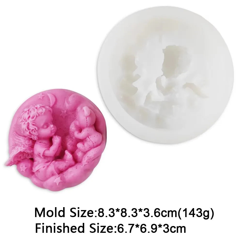Angel Baby Silicone Soap Molds