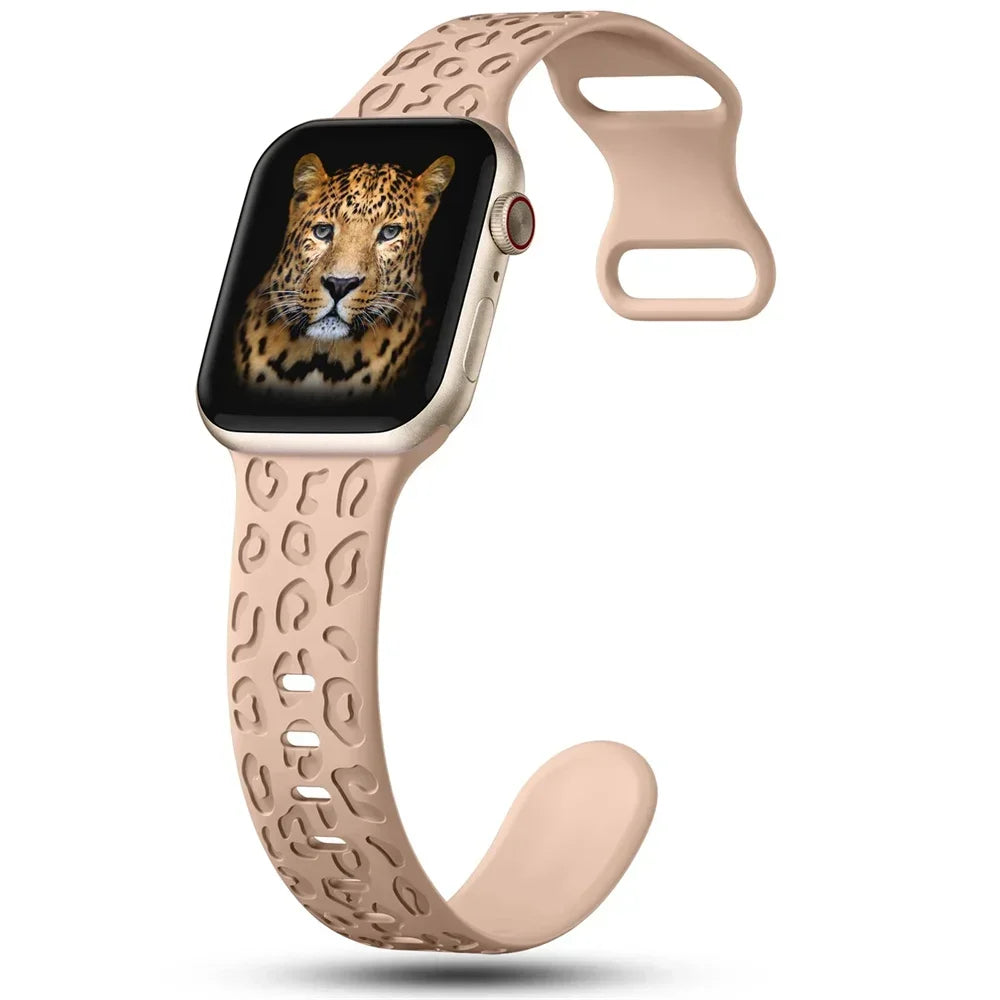 Leopard Print Strap For Apple Watch Band