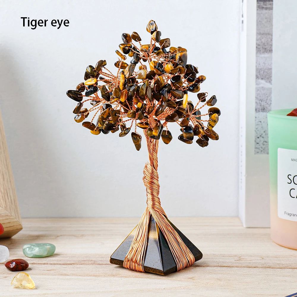 Natural Rose Quartz Money Tree