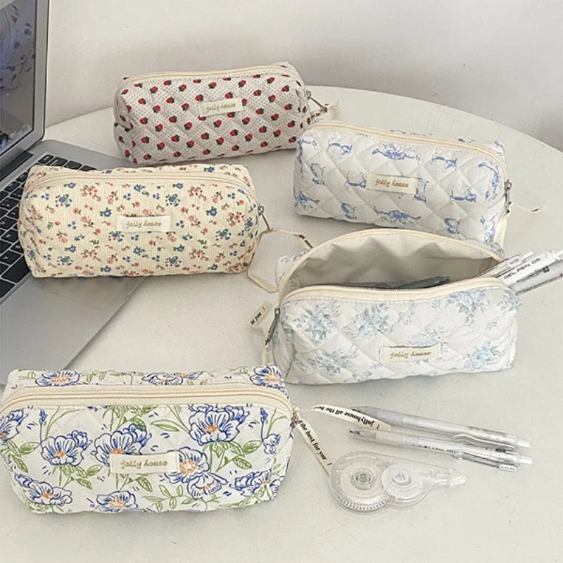 Soft Cotton Pencil Pouch