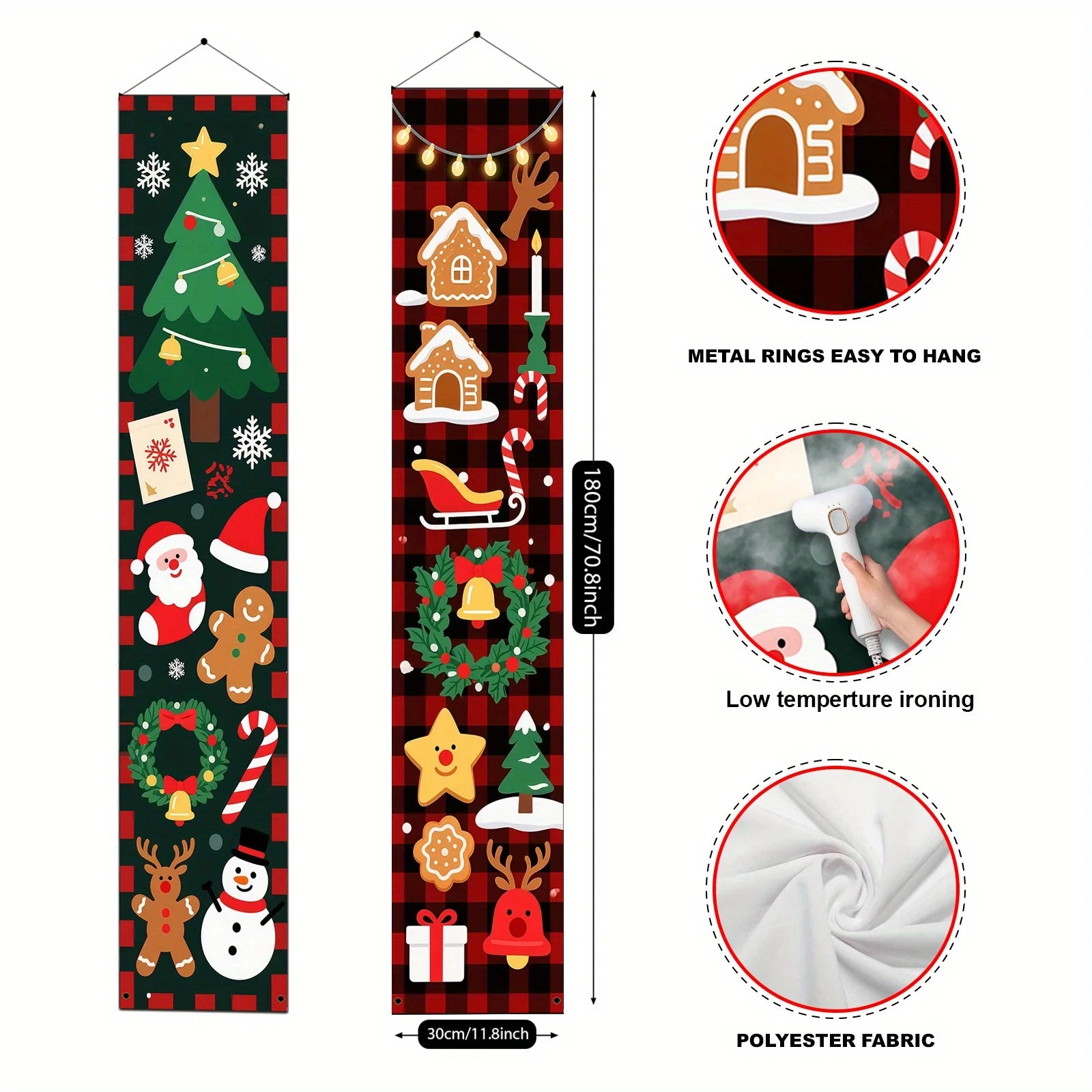 Christmas Couplets Door Decorations