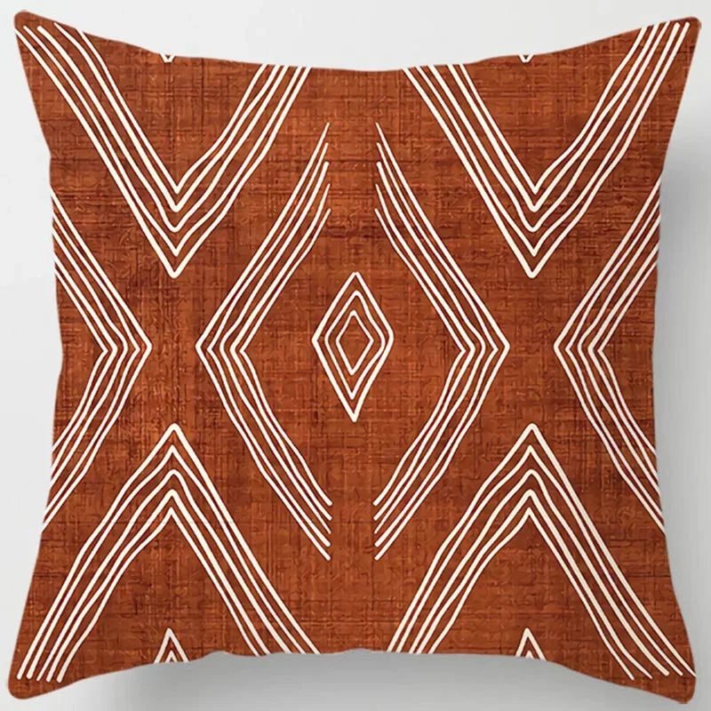 Geometric Print Pillowcase