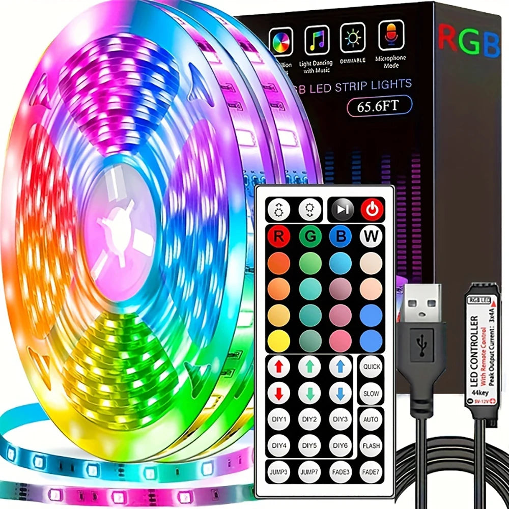 Led Strip Lights with 44 Key Remote Controll