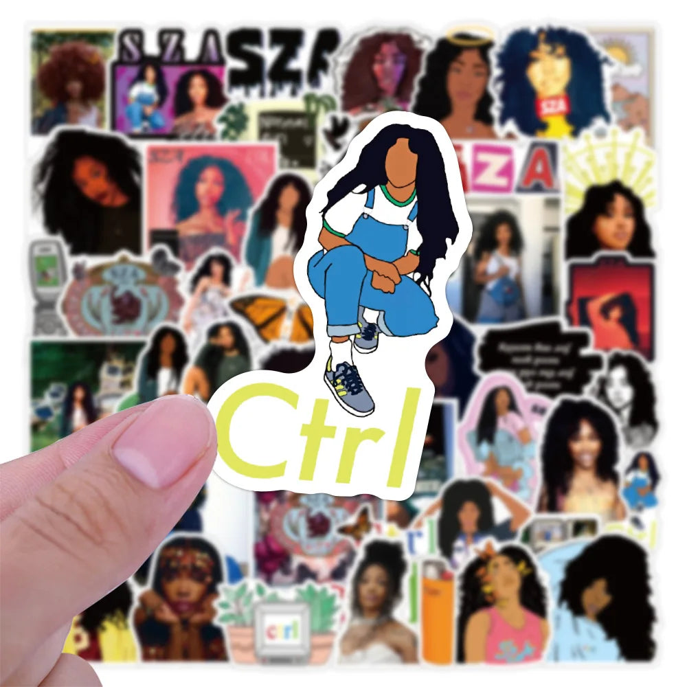 50Pcs SZA Stickers