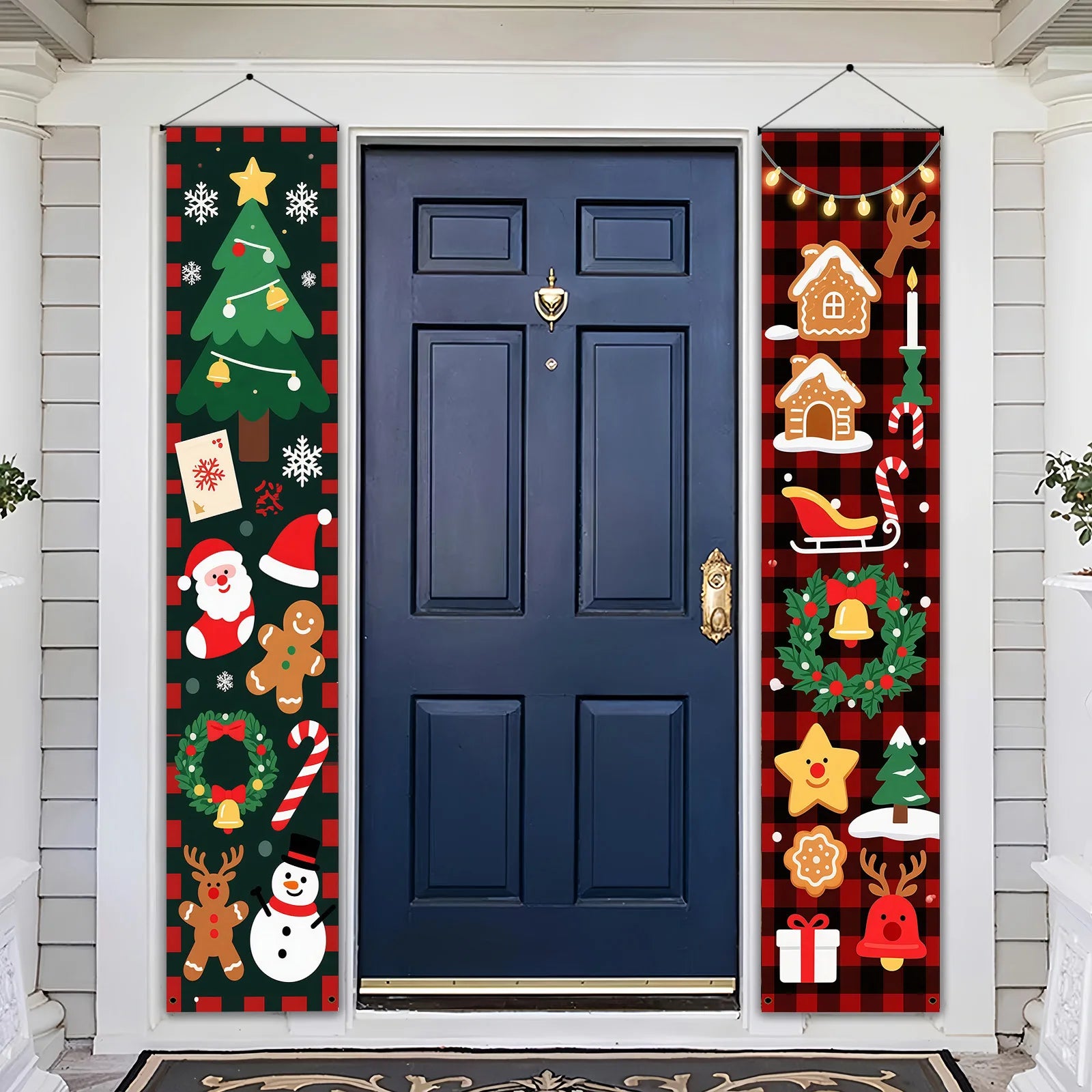 Christmas Couplets Door Decorations