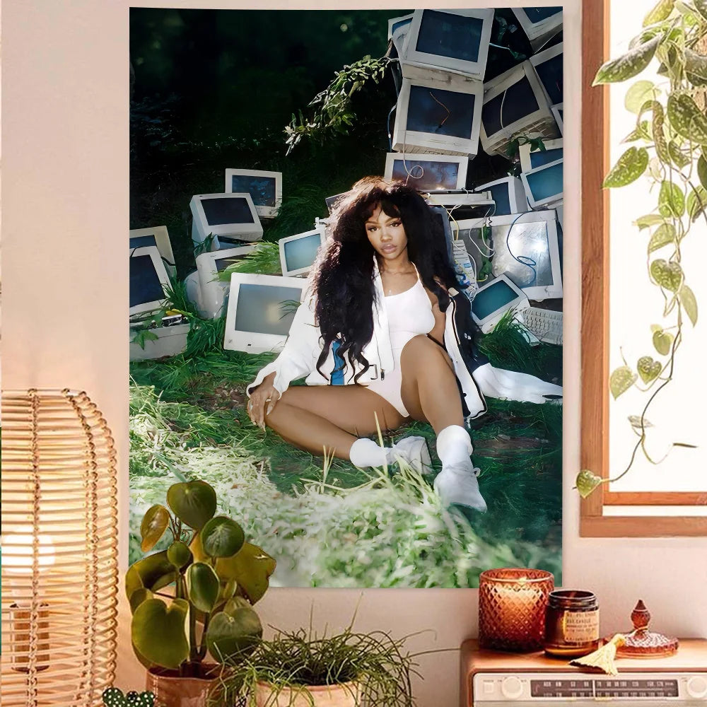 Sza Hanging Bohemian Tapestry