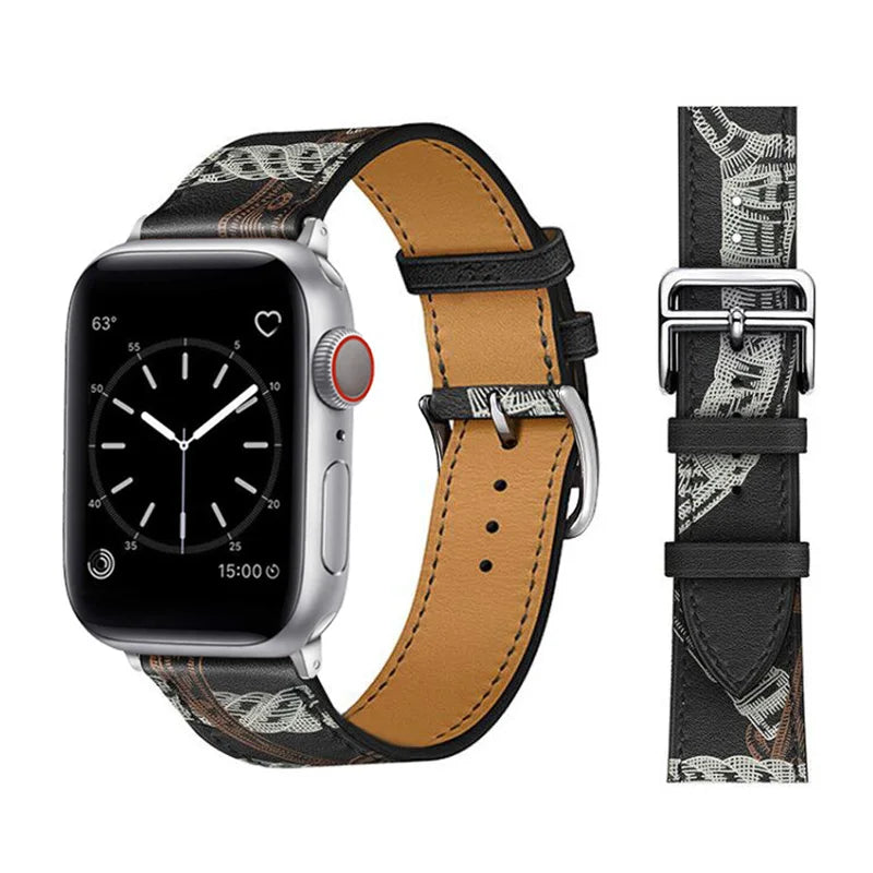 Leather Strap Apple Watch Band